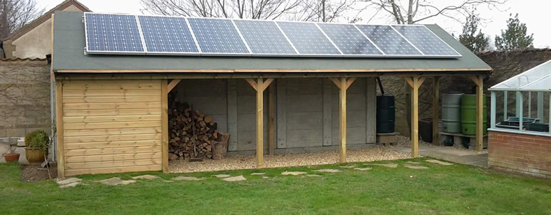 Garden Room Solar Pergola